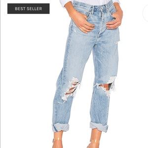 AGOLDE 90s Mid Rise Loose Fit in Fall Out